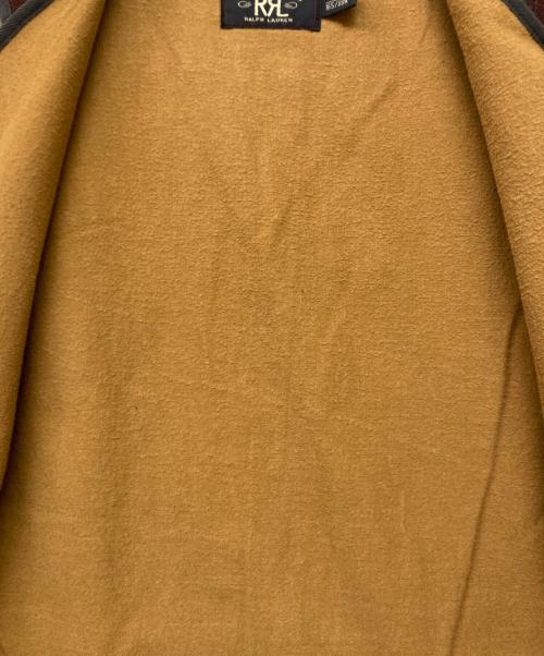 RRL（ダブルアールエル）RRL (ダブルアールエル) チェック柄ウールベスト レッド サイズ:XSの古着・服飾アイテム