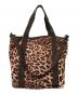 BRIEFING (ブリーフィング) レオパード柄トートバッグ ブラウン：7000円