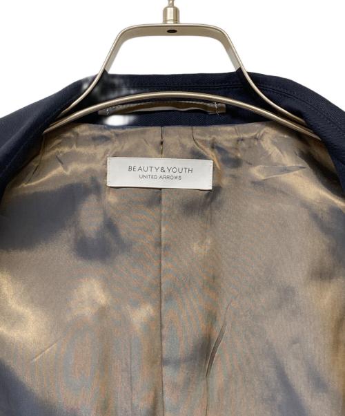 BEAUTY&YOUTH UNITED ARROWS（ビューティーアンドユースユナイテッドアローズ）BEAUTY&YOUTH UNITED ARROWS (ビューティーアンドユースユナイテッドアローズ) BY ネイビー ルーズ 4B ジャケット ネイビー サイズ:Sの古着・服飾アイテム
