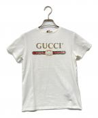 GUCCIグッチ）の古着「LOGO TEE」｜ホワイト