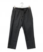 GRAMICCI×SOPHNET.グラミチ×ソフネット）の古着「SLIM-FIT EASY SLACKS BY LORO PIANA(スリム フィット イージー スラックス バイ ロロ ピアーナ)」｜ブラック