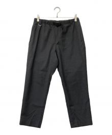 GRAMICCI×SOPHNET.（グラミチ×ソフネット）の古着「SLIM-FIT EASY SLACKS BY LORO PIANA(スリム フィット イージー スラックス バイ ロロ ピアーナ)」｜ブラック