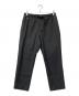 GRAMICCI（グラミチ）の古着「SLIM-FIT EASY SLACKS BY LORO PIANA(スリム フィット イージー スラックス バイ ロロ ピアーナ)」｜ブラック