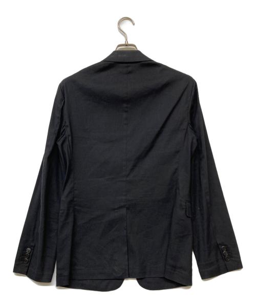 theory（セオリー）theory (セオリー) リネン混テーラードジャケット ブラック サイズ:36の古着・服飾アイテム