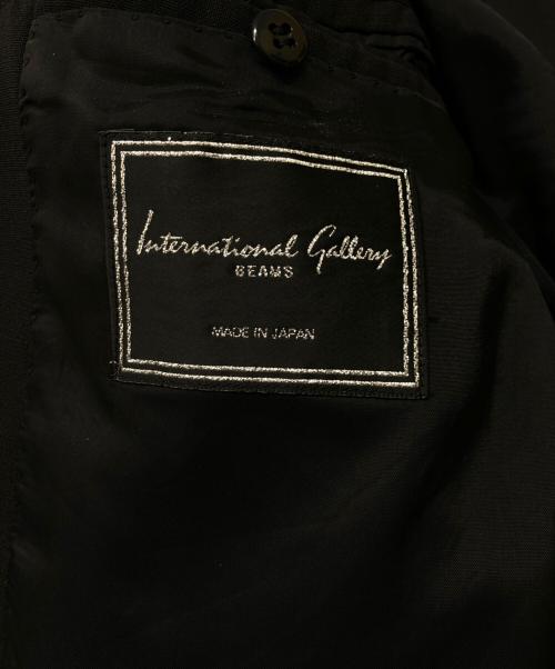International Gallery BEAMS（インターナショナルギャラリービームス)）International Gallery BEAMS (インターナショナルギャラリービームス)) セットアップスーツ ブラック サイズ:46の古着・服飾アイテム