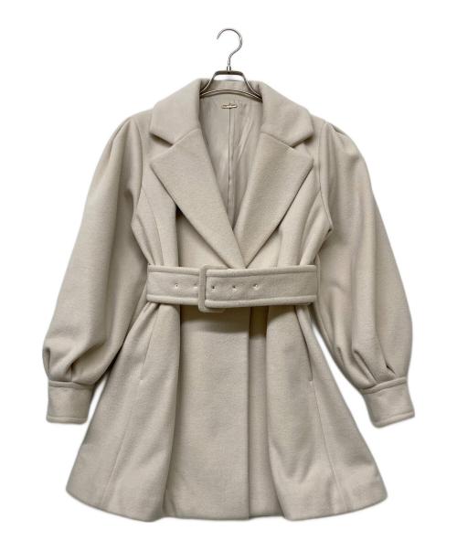 Snidel（スナイデル）Snidel (スナイデル) スリーブボリュームショートコート アイボリー サイズ:1の古着・服飾アイテム