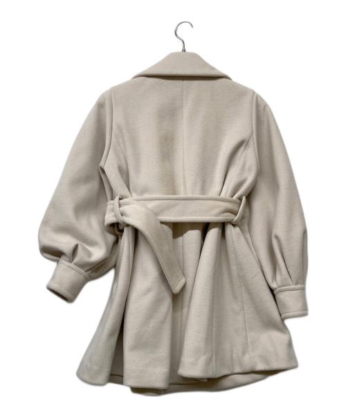 Snidel（スナイデル）Snidel (スナイデル) スリーブボリュームショートコート アイボリー サイズ:1の古着・服飾アイテム