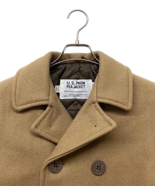 Schott（ショット）Schott (ショット) U.S 740N PEA JACKET(ユーエス ナナヨンゼロエヌ ピーコート) ブラウン サイズ:SIZE18の古着・服飾アイテム