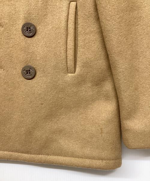 Schott（ショット）Schott (ショット) U.S 740N PEA JACKET(ユーエス ナナヨンゼロエヌ ピーコート) ブラウン サイズ:SIZE18の古着・服飾アイテム