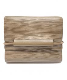 LOUIS VUITTON（ルイ ヴィトン）の古着「エピ ポルトフォイユ エラスティック」｜グレー