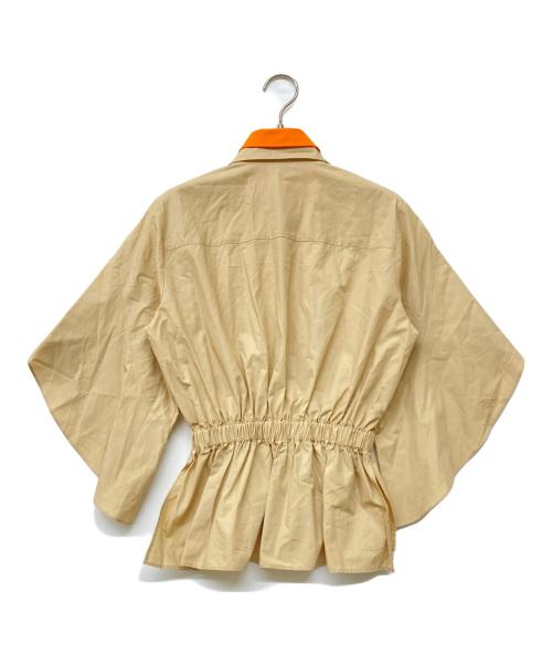 FENDI（フェンディ）FENDI (フェンディ) ベルスリーブシャツブラウス ベージュ サイズ:SIZE 38の古着・服飾アイテム