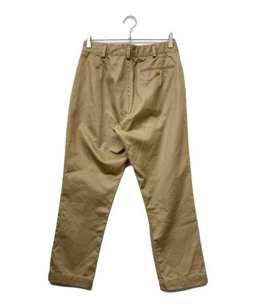 orSlow（オアスロウ）orSlow (オアスロウ) タックパンツ ベージュ サイズ:SIZEXSの古着・服飾アイテム