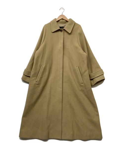 SLOBE IENA（スローブ イエナ）SLOBE IENA (スローブ イエナ) SUPER 100's WOOLウールコート ベージュ サイズ:SIZE38の古着・服飾アイテム