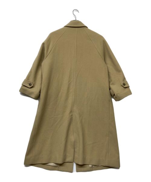 SLOBE IENA（スローブ イエナ）SLOBE IENA (スローブ イエナ) SUPER 100's WOOLウールコート ベージュ サイズ:SIZE38の古着・服飾アイテム