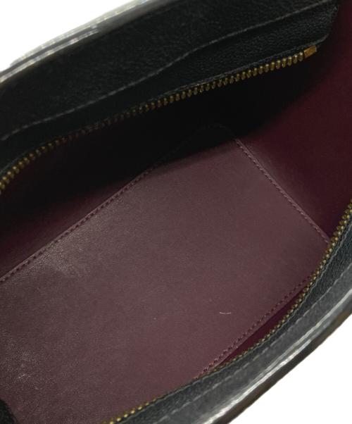 CHARLES & KEITH（チャールズアンドキース）CHARLES & KEITH (チャールズアンドキース) ダブルハンドル トラペーズトートバッグ ブラックの古着・服飾アイテム