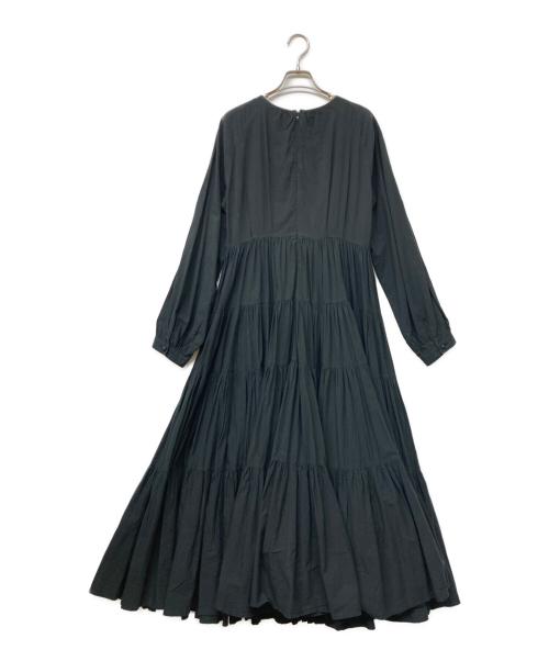 foufou（フーフー）foufou (フーフー) raglan sleeves tiered dress(ラグランスリーブ ティアード ドレス) ブラック サイズ:サイズ1の古着・服飾アイテム