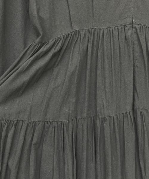 foufou（フーフー）foufou (フーフー) raglan sleeves tiered dress(ラグランスリーブ ティアード ドレス) ブラック サイズ:サイズ1の古着・服飾アイテム