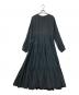 foufou (フーフー) raglan sleeves tiered dress(ラグランスリーブ ティアード ドレス) ブラック サイズ:サイズ1：6000円