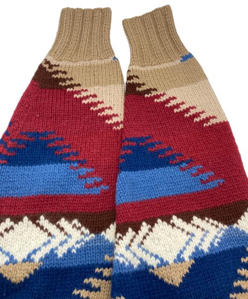 POLO COUNTRY（ポロカントリー）POLO COUNTRY (ポロカントリー) 90s ヴィンテージネイティブ柄ハンドニットガウン マルチカラー サイズ:Lの古着・服飾アイテム