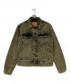 LEVI'Sリーバイス）の古着「Men's Space Dust Trucker Jacket/メンズ・スペース・ダスト・トラッカー・ジャケット」｜ブラック
