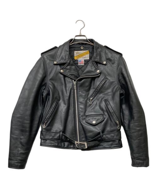 Schott（ショット）Schott (ショット) ダブルライダースジャケット ブラック サイズ:36の古着・服飾アイテム
