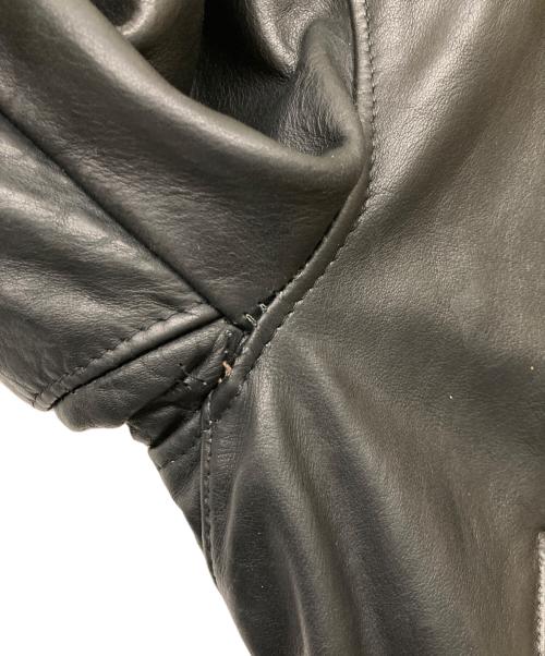 Schott（ショット）Schott (ショット) ダブルライダースジャケット ブラック サイズ:36の古着・服飾アイテム