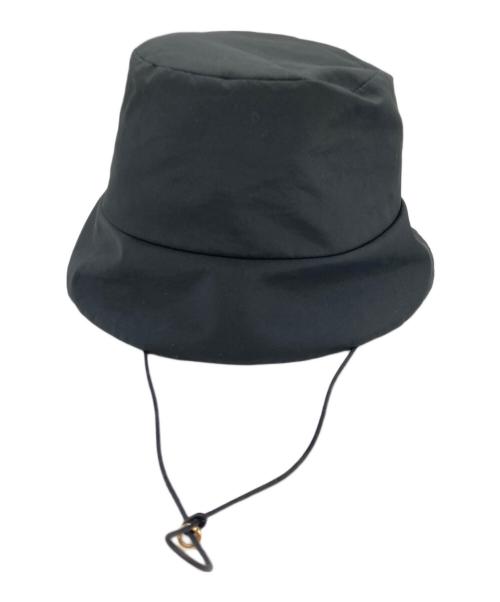 Mame Kurogouchi（マメクロゴウチ）mame kurogouchi (マメクロゴウチ) ENTWURFEIN (エントワフェイン) ハット ブラックの古着・服飾アイテム