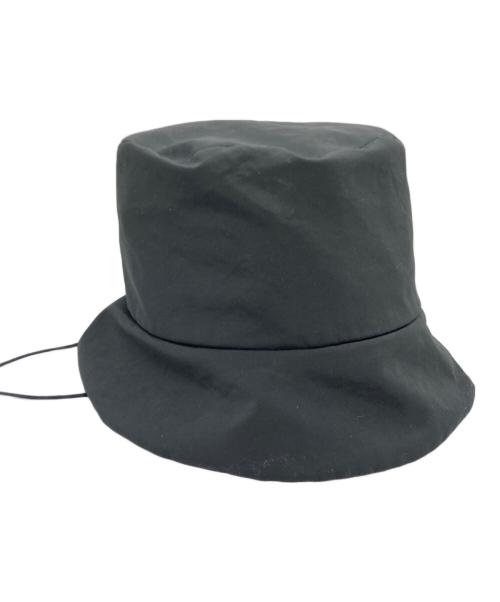 Mame Kurogouchi（マメクロゴウチ）mame kurogouchi (マメクロゴウチ) ENTWURFEIN (エントワフェイン) ハット ブラックの古着・服飾アイテム