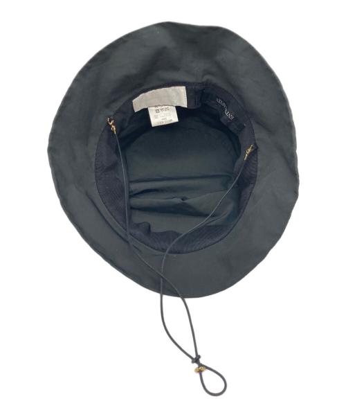 Mame Kurogouchi（マメクロゴウチ）mame kurogouchi (マメクロゴウチ) ENTWURFEIN (エントワフェイン) ハット ブラックの古着・服飾アイテム