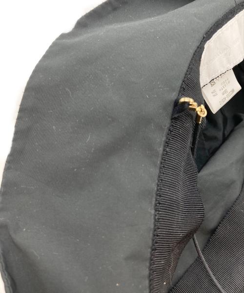 Mame Kurogouchi（マメクロゴウチ）mame kurogouchi (マメクロゴウチ) ENTWURFEIN (エントワフェイン) ハット ブラックの古着・服飾アイテム