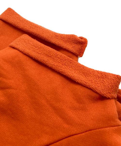 MM6 Maison Margiela（エムエムシックスメゾンマルジェラ）MM6 Maison Margiela (エムエムシックスメゾンマルジェラ) 切りっぱなし半袖スウェット オレンジ サイズ:SIZE Sの古着・服飾アイテム