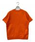 MM6 Maison Margiela (エムエムシックスメゾンマルジェラ) 切りっぱなし半袖スウェット オレンジ サイズ:SIZE S：8000円