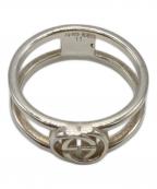 GUCCIグッチ）の古着「インターロッキングGGリング」｜シルバー