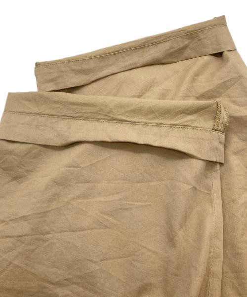 Spick and Span（スピック＆スパン）Spick and Span (スピック＆スパン) 25SS コットンレーヨンドロストフレアパンツ ベージュ サイズ:Mの古着・服飾アイテム