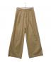 Spick and Span（スピック＆スパン）の古着「25SS コットンレーヨンドロストフレアパンツ」｜ベージュ