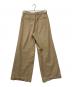 Spick and Span (スピック＆スパン) 25SS コットンレーヨンドロストフレアパンツ ベージュ サイズ:M：6000円