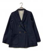IENAイエナ）の古着「金釦ウールダブルブレストジャケット」｜ネイビー