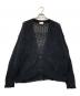 WITT（ウィット）の古着「メッシュ編みカーディガン」｜ブラック