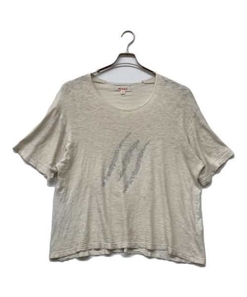 masu（エムエーエスユー）masu (エムエーエスユー) PRINT JACK T-SHIRT ホワイト サイズ:44の古着・服飾アイテム
