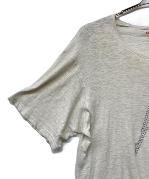 masu（エムエーエスユー）masu (エムエーエスユー) PRINT JACK T-SHIRT ホワイト サイズ:44の古着・服飾アイテム