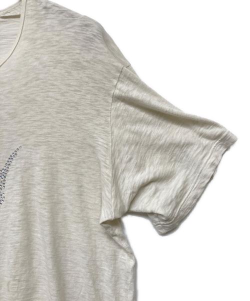 masu（エムエーエスユー）masu (エムエーエスユー) PRINT JACK T-SHIRT ホワイト サイズ:44の古着・服飾アイテム