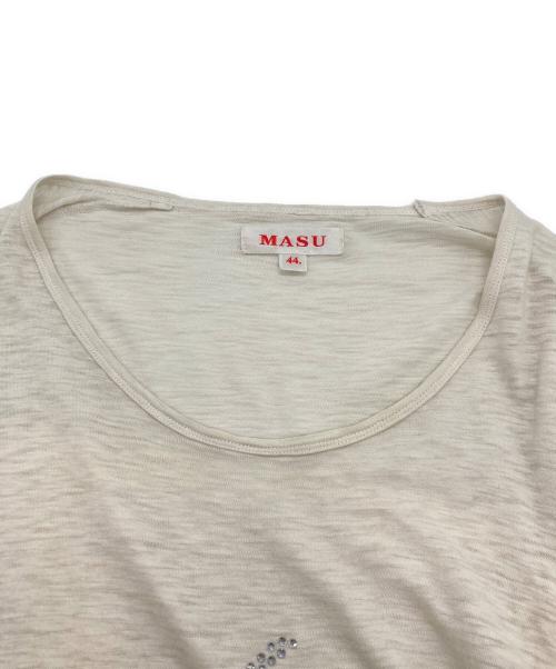 masu（エムエーエスユー）masu (エムエーエスユー) PRINT JACK T-SHIRT ホワイト サイズ:44の古着・服飾アイテム