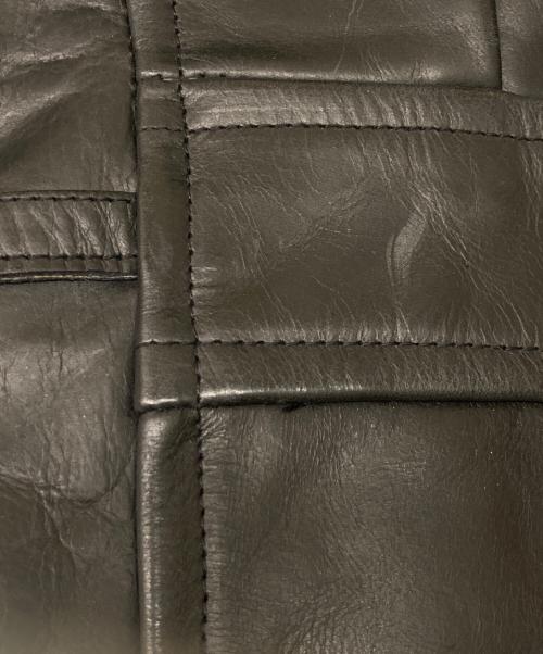 GRAMAN（グラマン）GRAMAN (グラマン) ステアハイドレザーシングルライダースジャケット ブラック サイズ:size40の古着・服飾アイテム