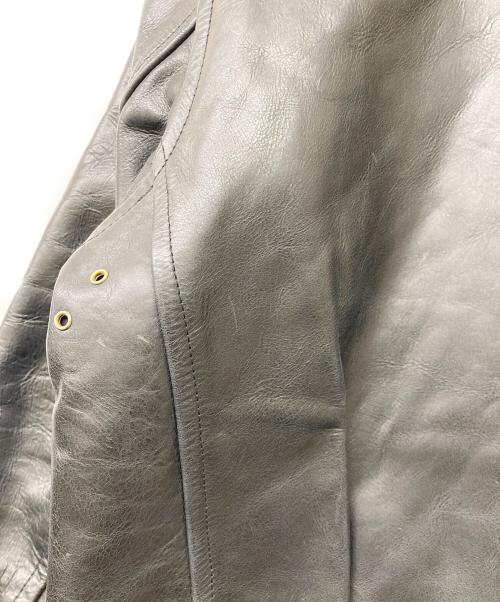 GRAMAN（グラマン）GRAMAN (グラマン) ステアハイドレザーシングルライダースジャケット ブラック サイズ:size40の古着・服飾アイテム