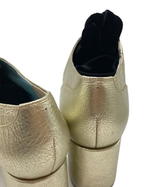 pays des fees（ペイデフェ）pays des fees (ペイデフェ) ヒールパンプス ゴールド サイズ:Sの古着・服飾アイテム