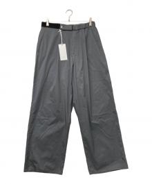 Graphpaper（グラフペーパー）の古着「Solotex Twill Wide Chef Pants(ソロテックス ツイル ワイド シェフパンツ)」｜グレー