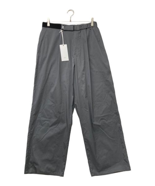 Graphpaper（グラフペーパー）Graphpaper (グラフペーパー) Solotex Twill Wide Chef Pants(ソロテックス ツイル ワイド シェフパンツ) グレー サイズ:size2の古着・服飾アイテム