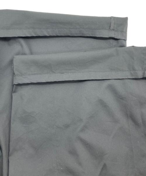 Graphpaper（グラフペーパー）Graphpaper (グラフペーパー) Solotex Twill Wide Chef Pants(ソロテックス ツイル ワイド シェフパンツ) グレー サイズ:size2の古着・服飾アイテム