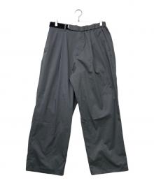 Graphpaper（グラフペーパー）の古着「Solotex Twill Wide Chef Pants」｜グレー