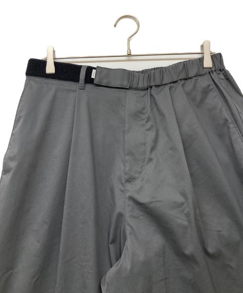 Graphpaper（グラフペーパー）Graphpaper (グラフペーパー) Solotex Twill Wide Chef Pants グレー サイズ:2の古着・服飾アイテム